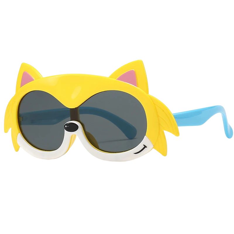 Sonic the Hedgehog Silicone Glasses Yellow