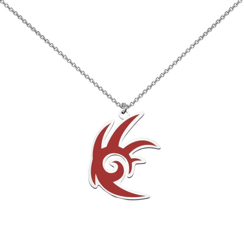 Shadow the Hedgehog Necklace – Metal Emblem Pendant