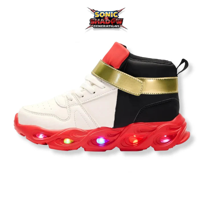 Sonic the Hedgehog: Shadow Ring & Chaos Emerald Kids LED Sneakers