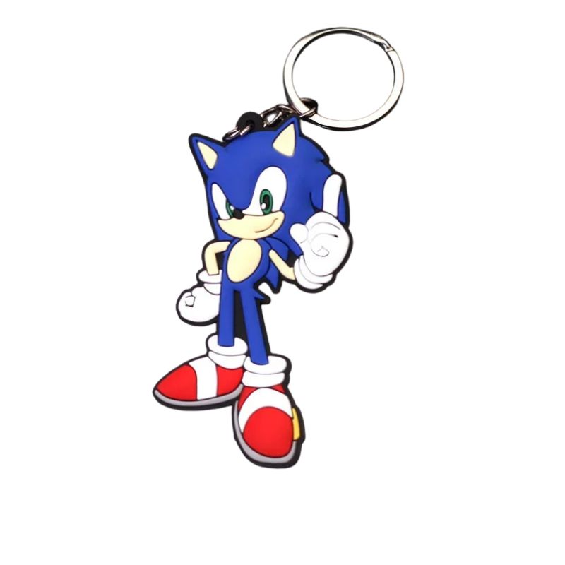 Sonic Silicone Keychain A1