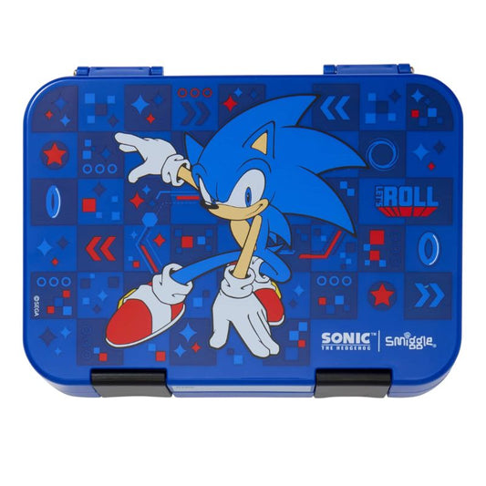 Sonic the Hedgehog Medium Bento Lunchbox with 4 Compartments – Sonic x Smiggle