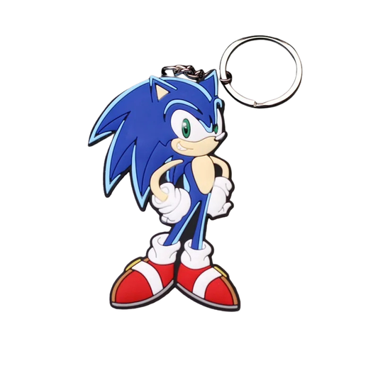 Sonic Silicone Keychain A2