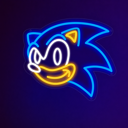 Sonic LED Neon Sign USB – Bedroom & Gaming Wall Decor