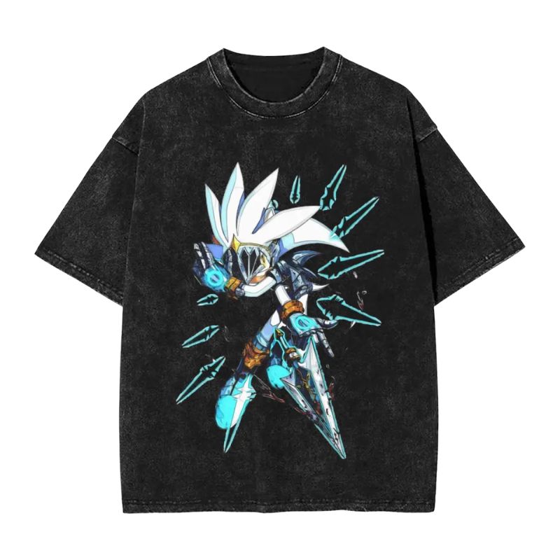Silver the Hedgehog A2 Crystal Power Tee