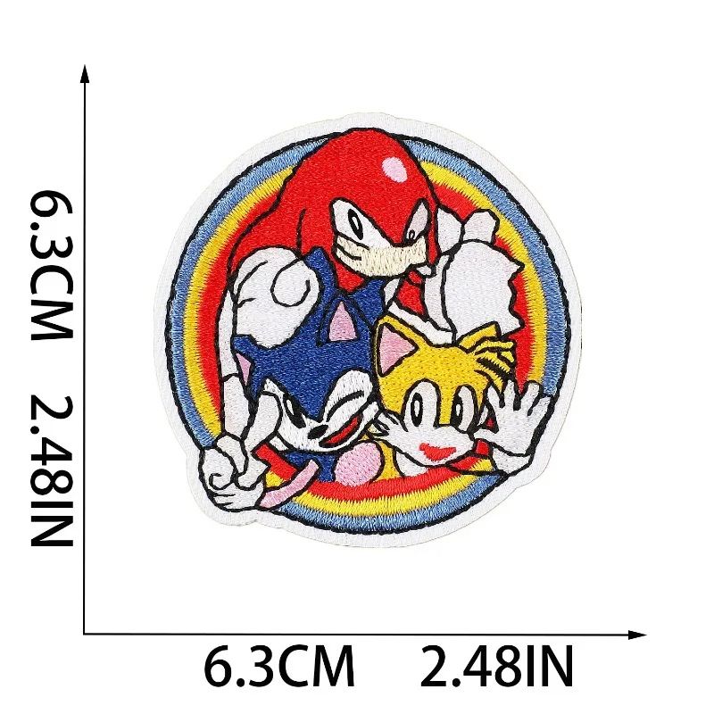 Sonic the Hedgehog Squad Circle Patch