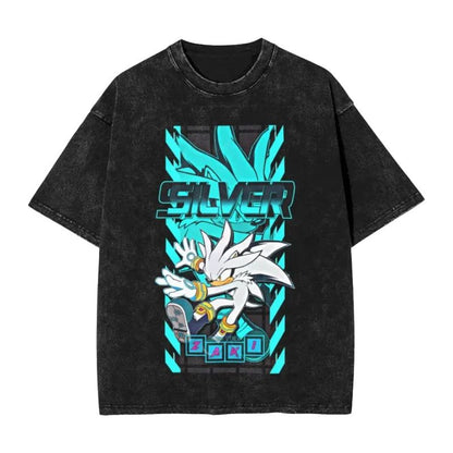 Sonic the Hedgehog: Silver Character Print Shirt