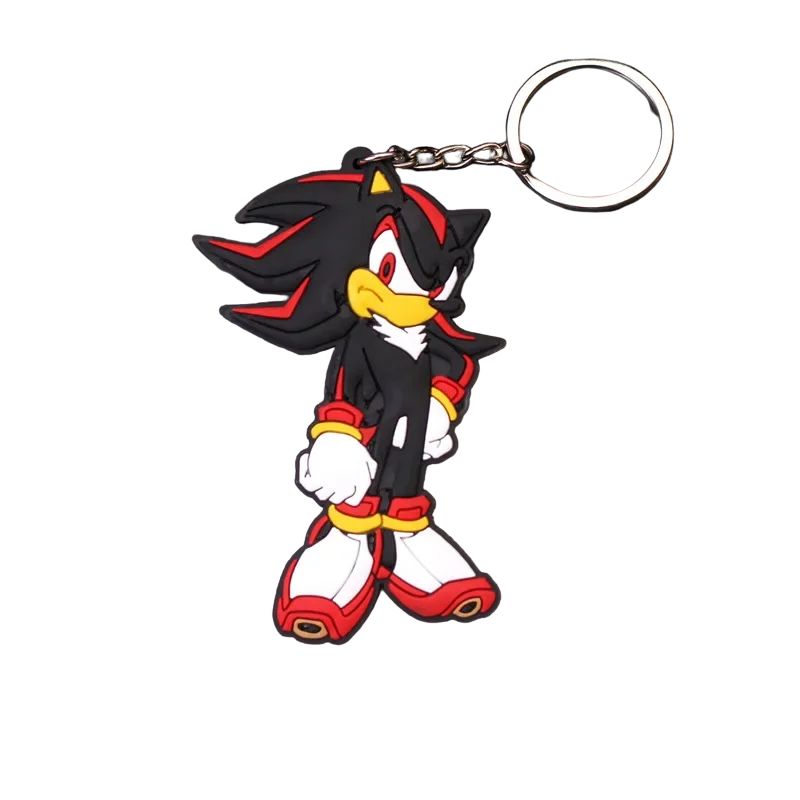Shadow Silicone Keychain