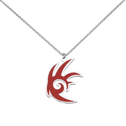 Shadow the Hedgehog Necklace – Metal Emblem Pendant