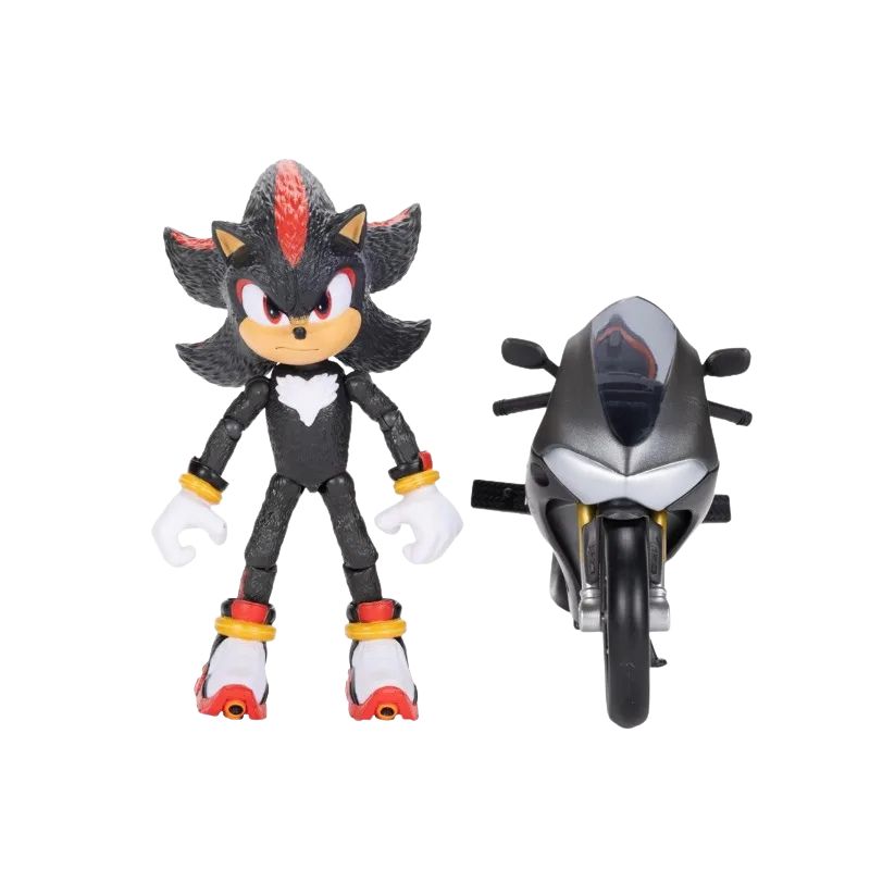 Shadow the Hedgehog on Motorcycle Figure