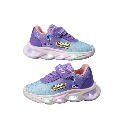 Sonic LED Light-Up Shoes – Sonic Kids Sneakers