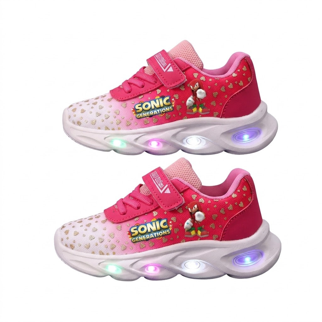 Sonic LED Light-Up Shoes – Sonic Kids Sneakers