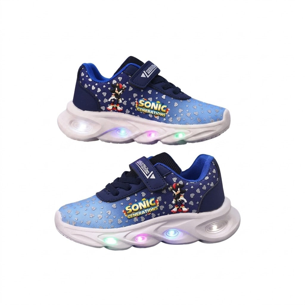 Sonic LED Light-Up Shoes – Sonic Kids Sneakers